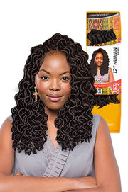 Nubian Braid 12" Synthetic Crochet Braids Hair For Black Women Faux Locs Gypsy goddess Braiding soft Dreadlocks Hair Extension